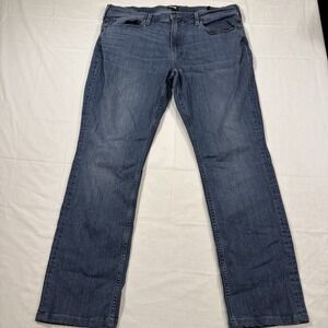 PAIGE Men's Straight Jeans in Blue 36x31